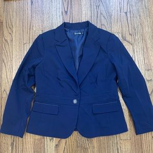 NY&Co 7th Avenue Navy Blue Blazer